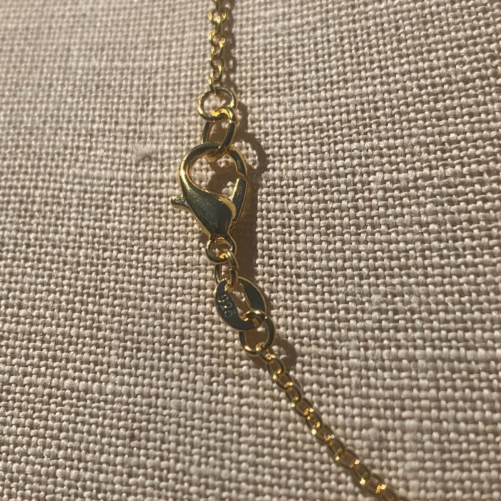 NWT Sterling Silver Plated Chain with Eiffel Tower Charm Necklace - Picture 10 of 10